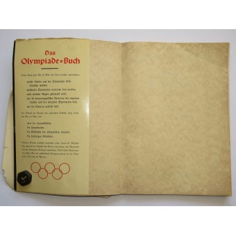 Das Olympiade Buch von Carl Diem. 1936. Espenlaub militaria